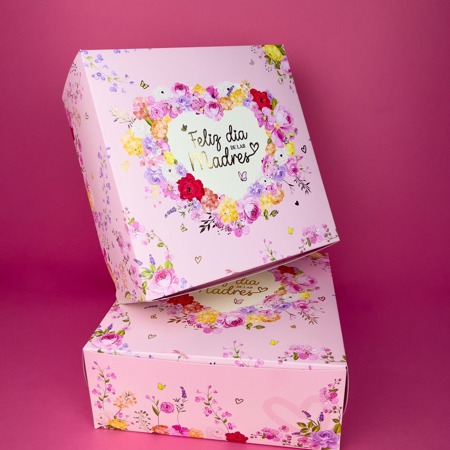 Caja Pastelera Floral