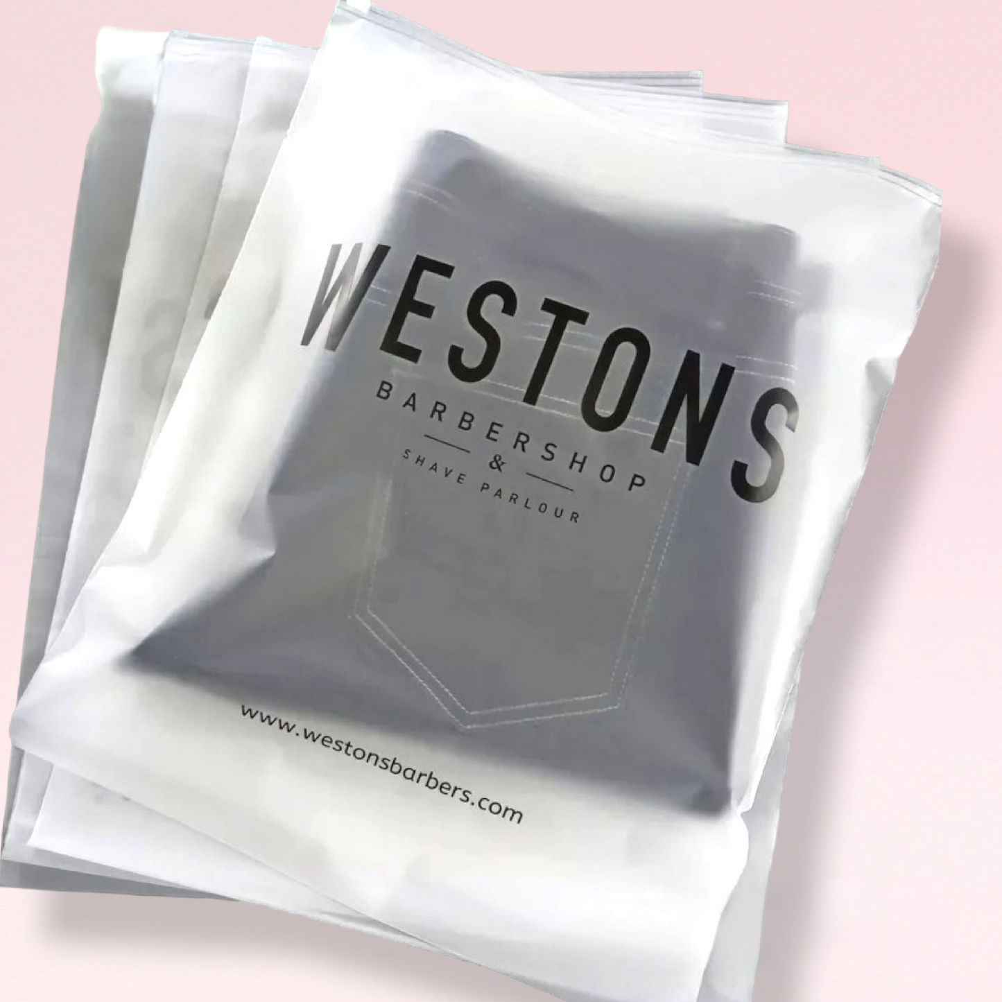 Packging Vinyl Bags w logo 100 Pack