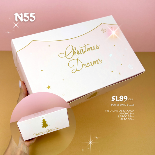 GIFT BOX PINK CHRISTMAS DREAMS
