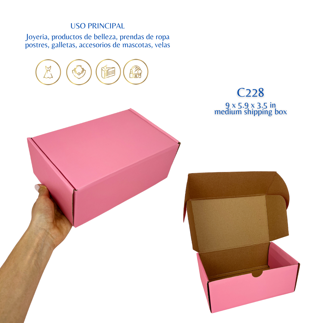 Pink Large Shipping Box