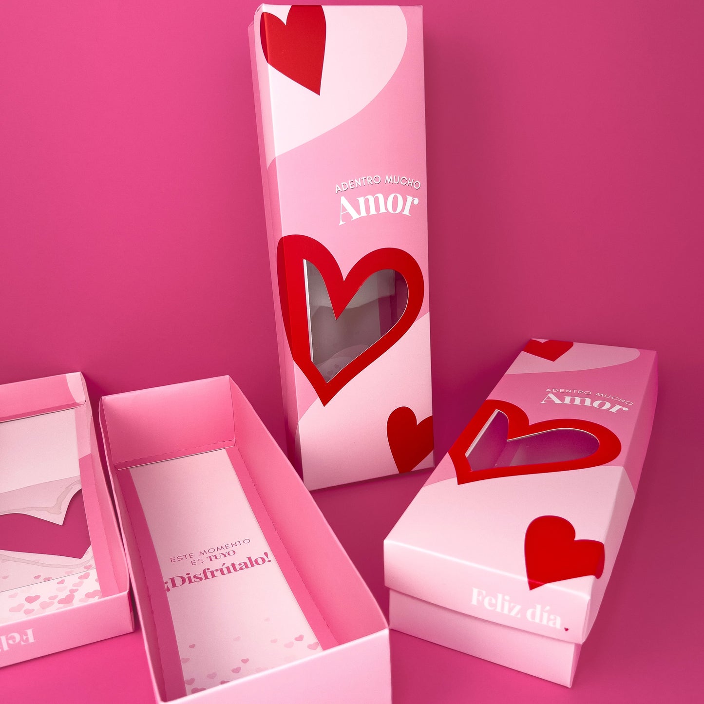 Caja Amor Fresas Grande