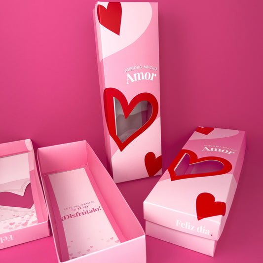 Caja Amor Fresas Grande