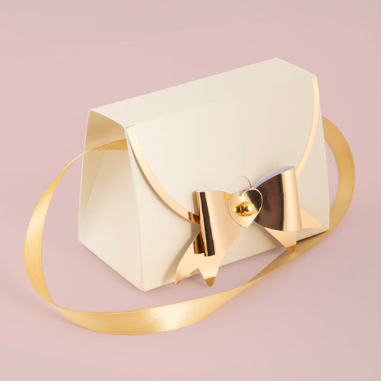 Cartera Pequeña Crema