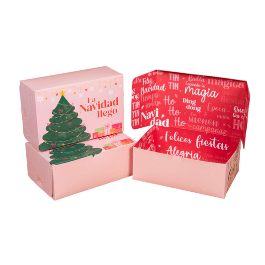 Caja mediana Navidad Llegó