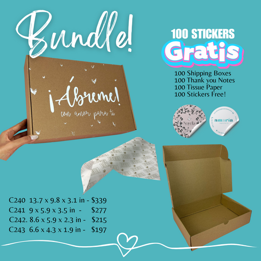 Shipping Box Bundle! 100 pack