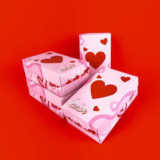 Caja Amor Fresas Pequeña